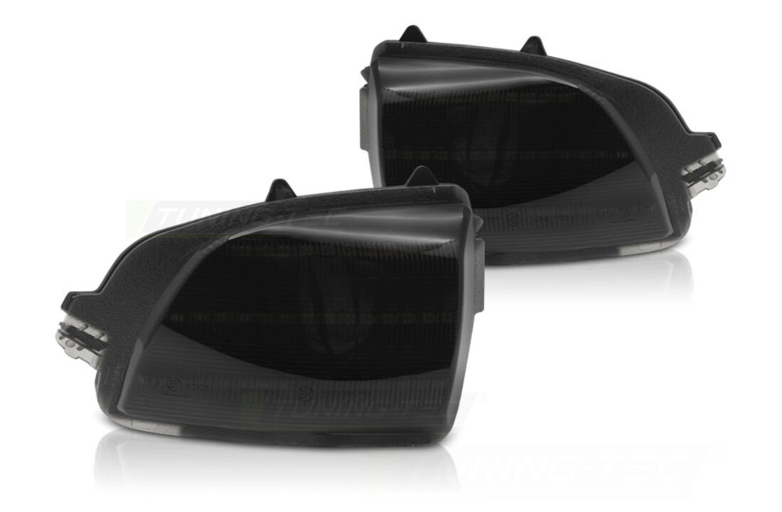 Knipperlicht spiegel geschikt voor Volvo XC70 III 2008-2016 / XC90 Facelift 2007-2014 zwart smoke