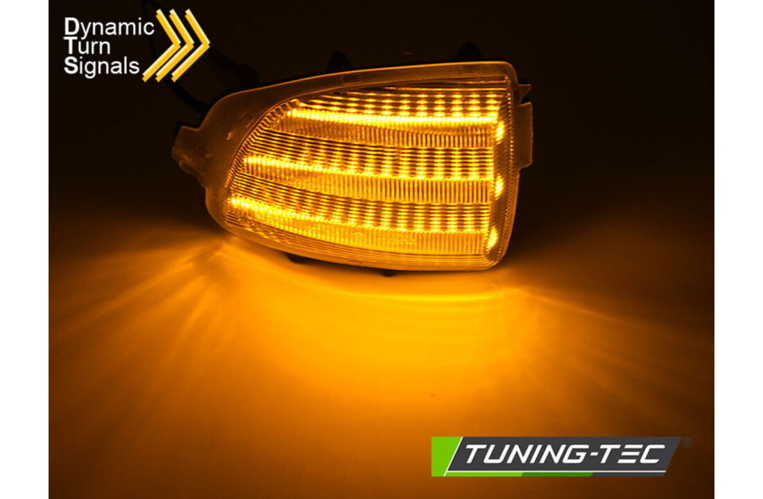 Knipperlicht spiegel geschikt voor Volvo XC70 III 2008-2016 / XC90 Facelift 2007-2014 zwart smoke