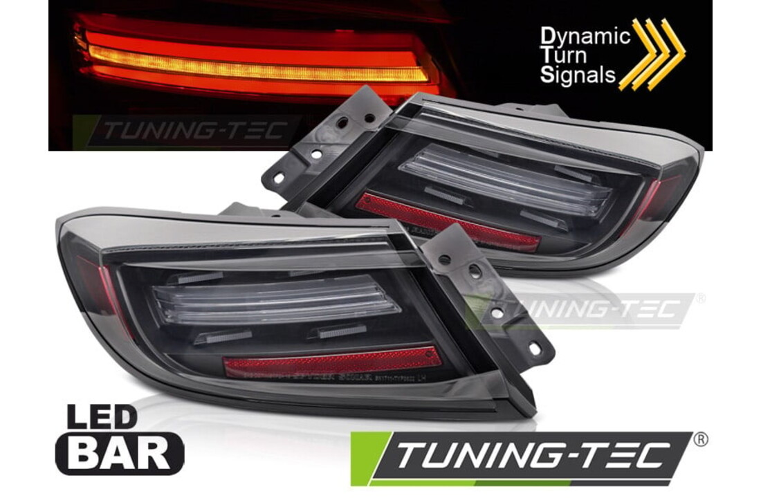 Achterlichten LED BAR Zwart Dynamisch geschikt voor TOYOTA GR86 (2021-)