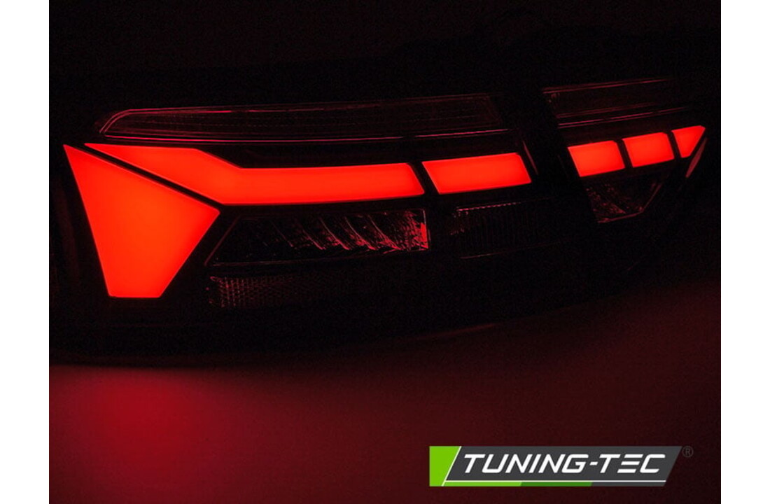 Achterlichten LED BAR Rood Wit Sequentieel geschikt voor Audi A5 (11-16)