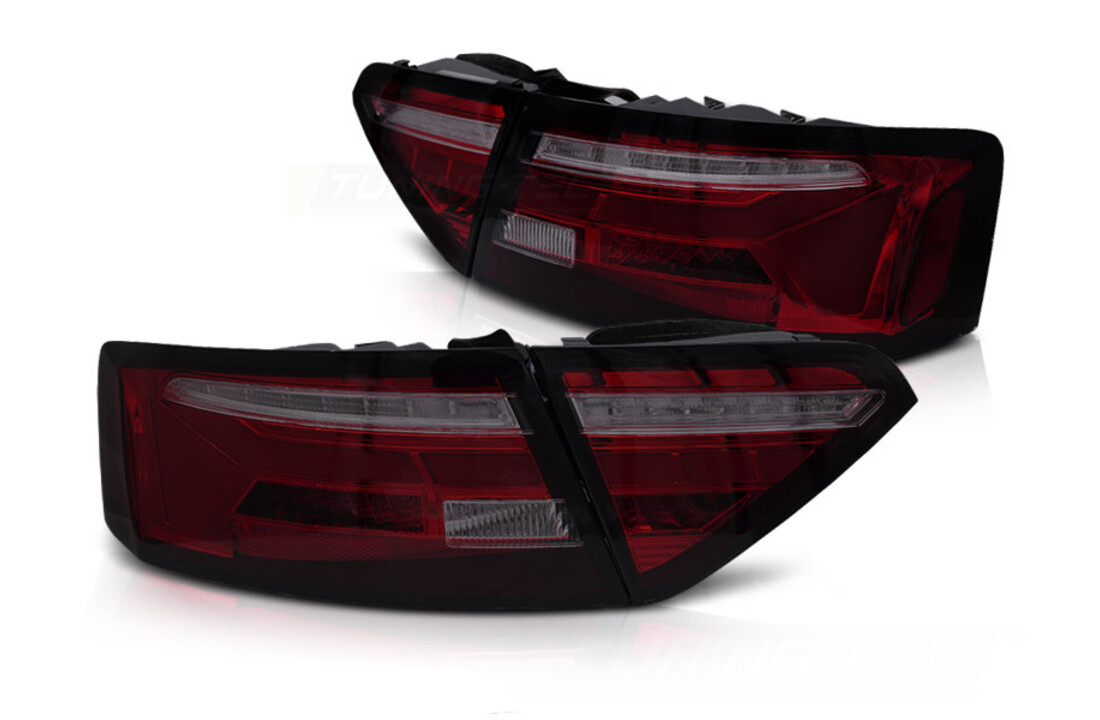 Achterlichten geschikt voor voor AUDI A5 2011-2016 Coupé/Cabrio/Liftback rood SMOKE DTS