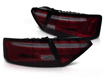 Achterlichten geschikt voor voor AUDI A5 2011-2016 Coupé/Cabrio/Liftback rood SMOKE DTS