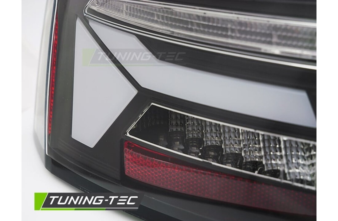 Achterlichten LED BAR Zwart Dynamisch geschikt voor Audi A5 11-16