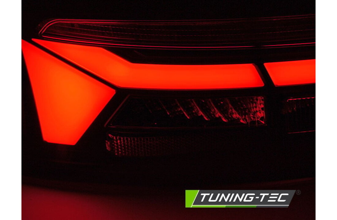 Achterlichten LED BAR Zwart Dynamisch geschikt voor Audi A5 11-16