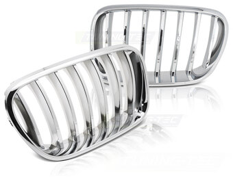 grille geschikt voor BMW X3 F25 2010-07/2014 chroom