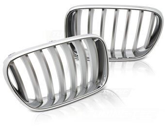 Grille geschikt voor voor BMW X3 F25 2010-07/2014 chroom titan