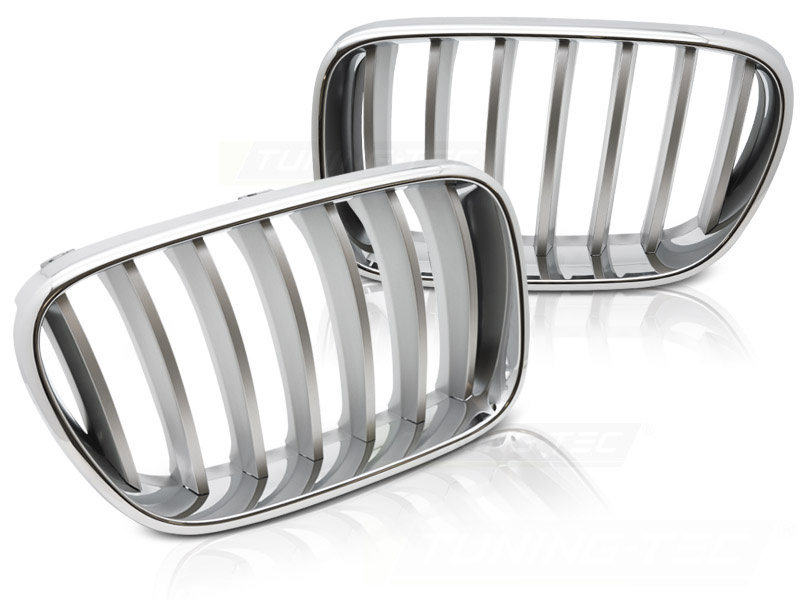 Grille geschikt voor voor BMW X3 F25 2010-07/2014 chroom titan