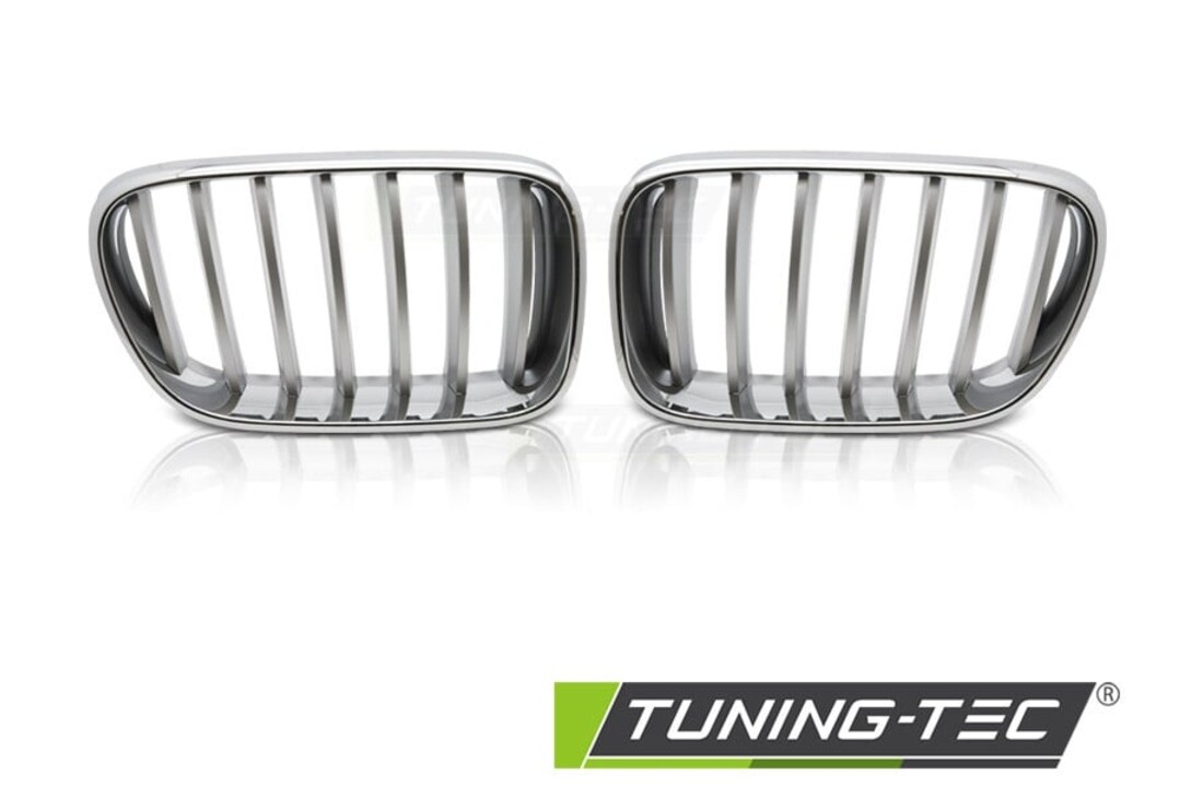 Grille geschikt voor voor BMW X3 F25 2010-07/2014 chroom titan