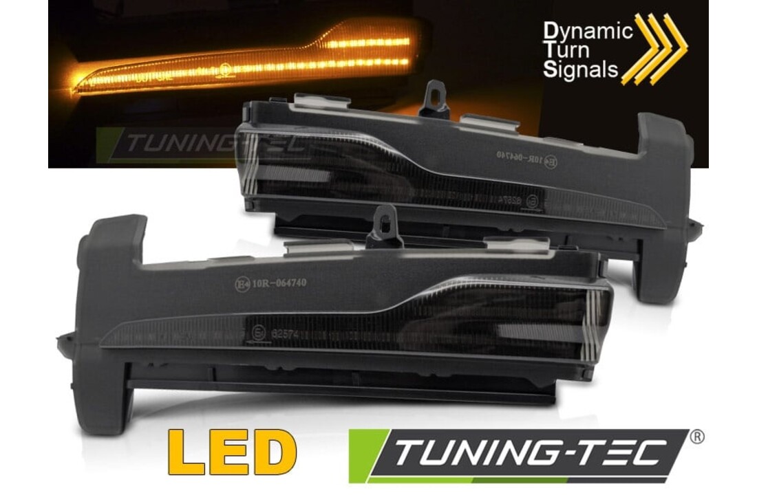 Knipperlichten spiegel geschikt voor Volvo XC60 2014-2017 facelift - LED - smoke