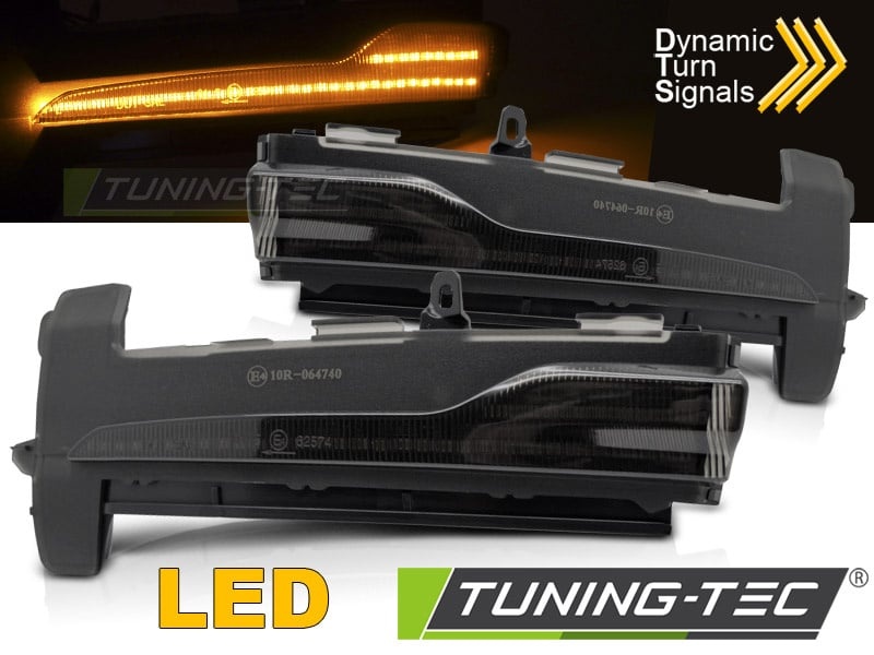 Knipperlichten spiegel geschikt voor Volvo XC60 2014-2017 facelift - LED - smoke