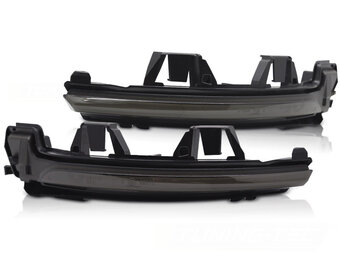 Knipperlichten spiegel geschikt voor Volvo S90 V90 V60 XC40 - LED - smoke