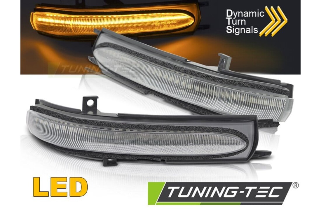 Knipperlichten spiegel geschikt voor Honda Civic 2004-2006 / Accord 2002-2008 - LED - wit