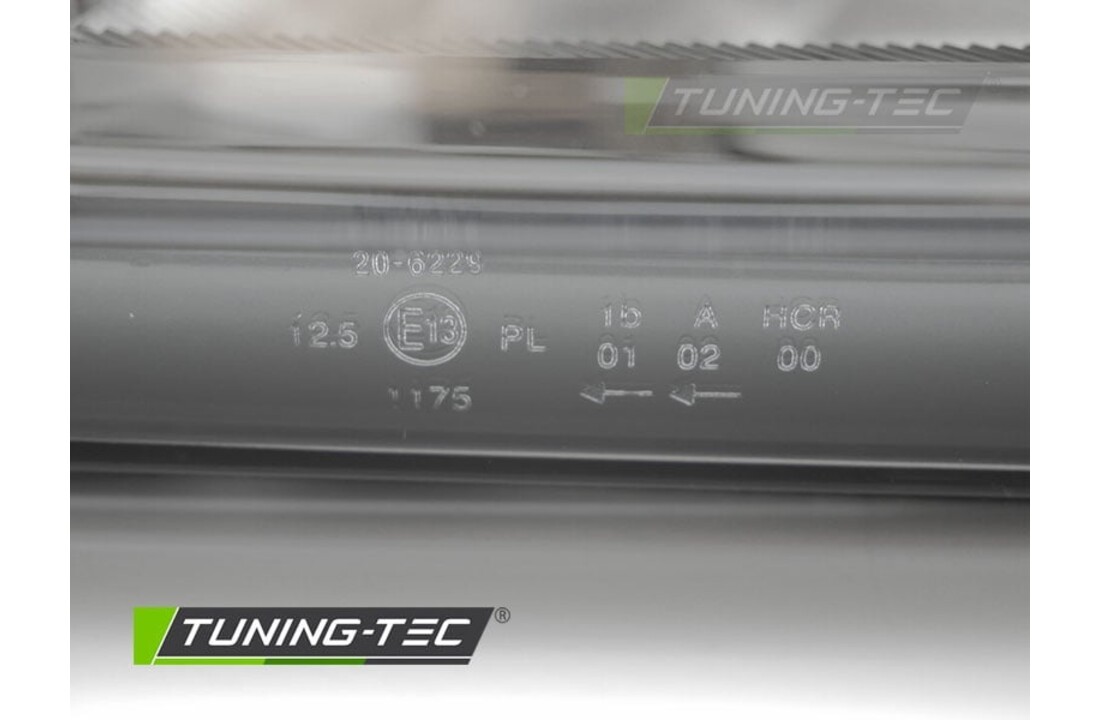 Koplamp links - geschikt voor Skoda Fabia 2000-2007 - TYC - zwart