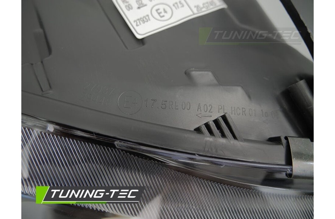 Koplamp rechts - Dacia Duster II 2017-2021 - TYC - zwart