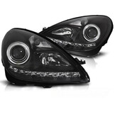 Koplampen Xenon geschikt voor Mercedes R171 SLK 2004-2011- DRL - zwart