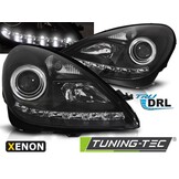 Koplampen Xenon geschikt voor Mercedes R171 SLK 2004-2011- DRL - zwart