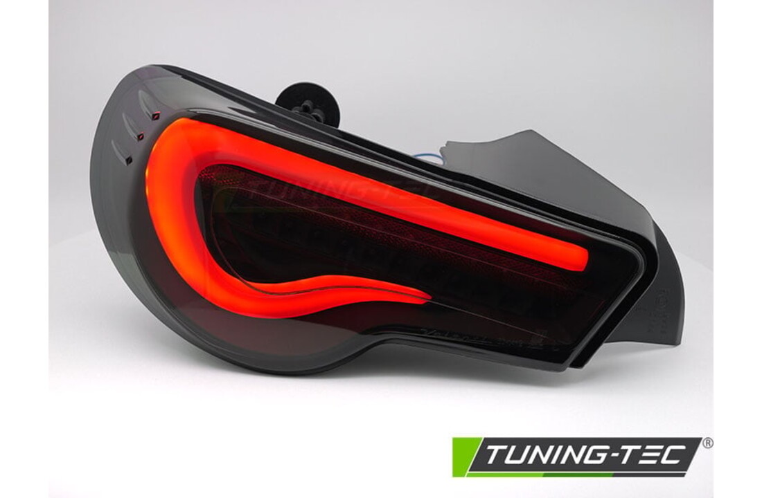 Achterlichten geschikt voor TOYOTA GT86 2012-2021 LED zwart smoke rood