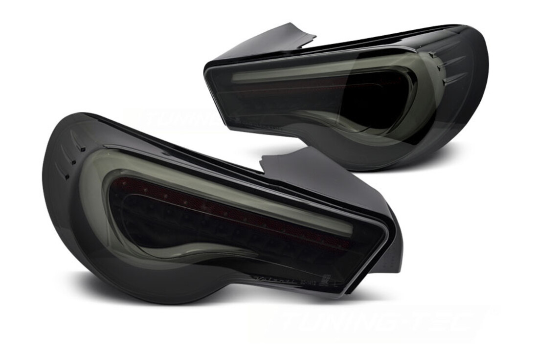 Achterlichten geschikt voor TOYOTA GT86 2012-2021 LED zwart smoke wit