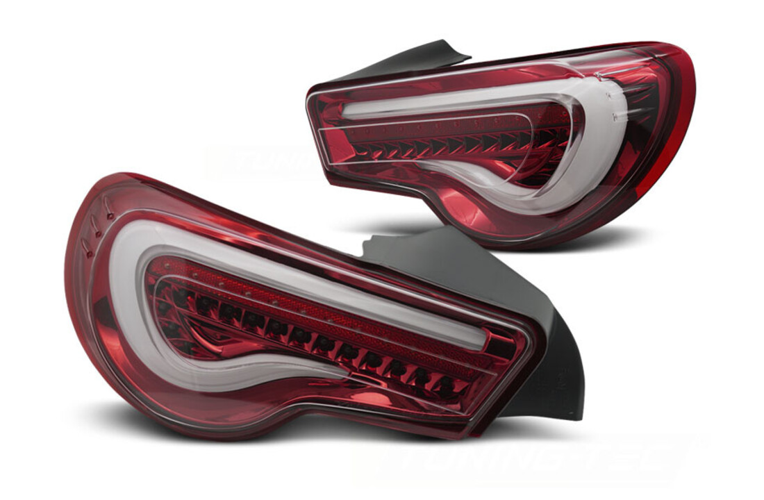 Achterlichten geschikt voor TOYOTA GT86 2012-2021 LED rood/wit