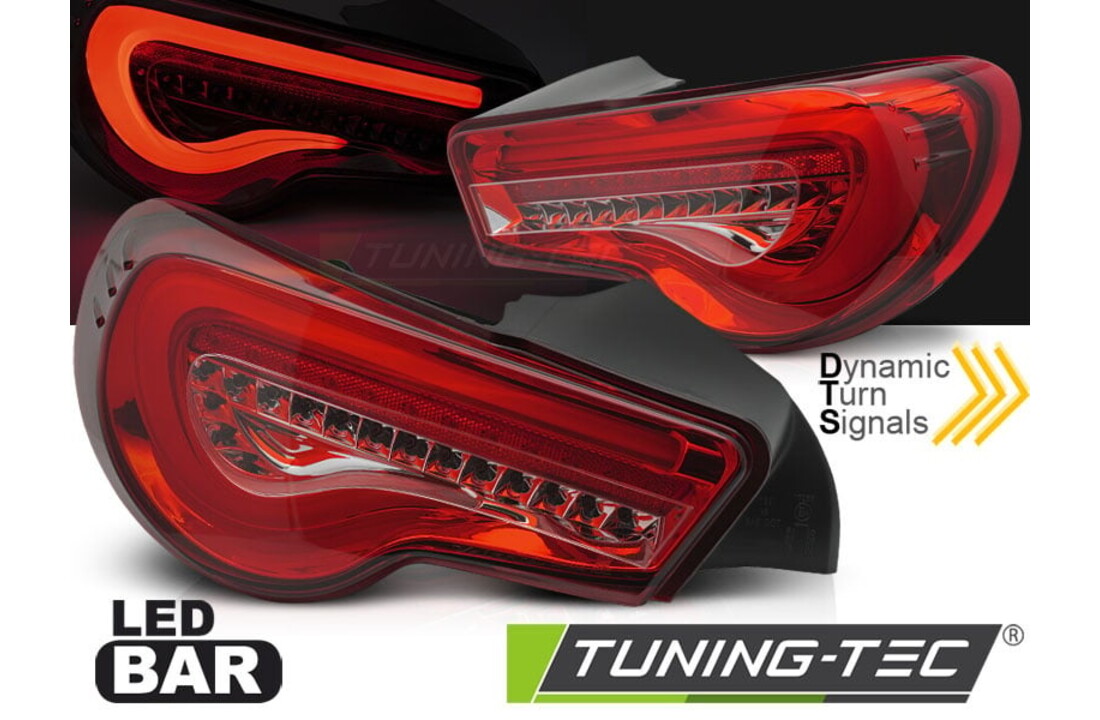 Achterlichten geschikt voor TOYOTA GT86 2012-2021 LED rood