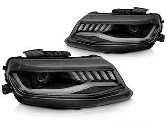 Koplampen CHEVROLET CAMARO 2016-2018 HID SEQ BLACK
