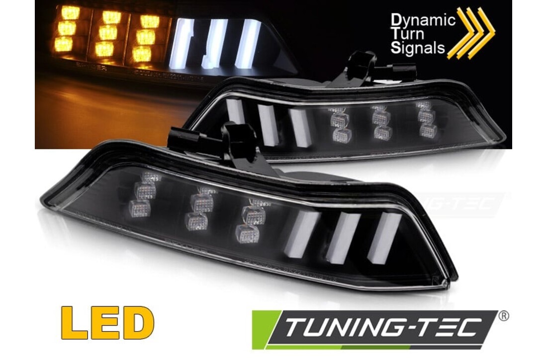 Koplampen geschikt voor FORD MUSTANG 2015-2017 LED zwart