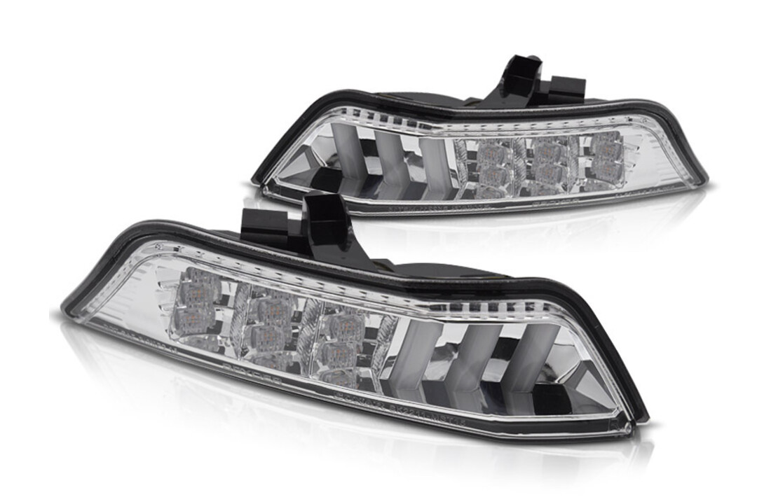 Koplampen geschikt voor FORD MUSTANG 2015-2017 LED chrome