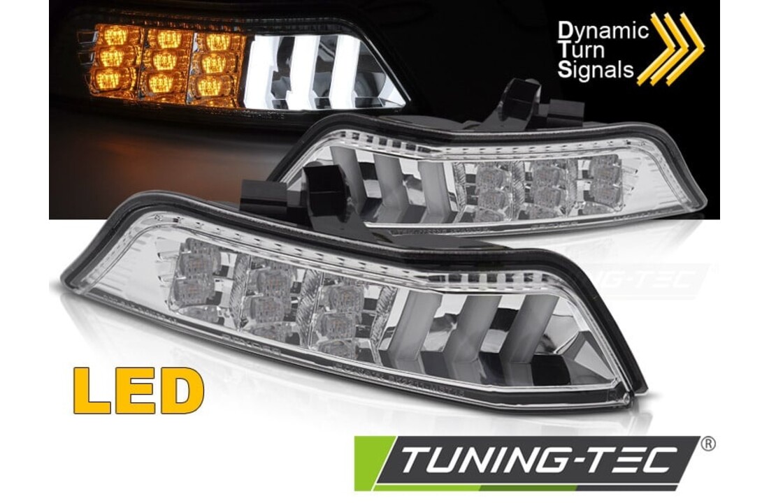 Koplampen geschikt voor FORD MUSTANG 2015-2017 LED chrome