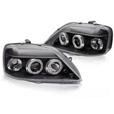 Koplampen voor DACIA LOGAN 2004-2008 ANGEL EYES zwart