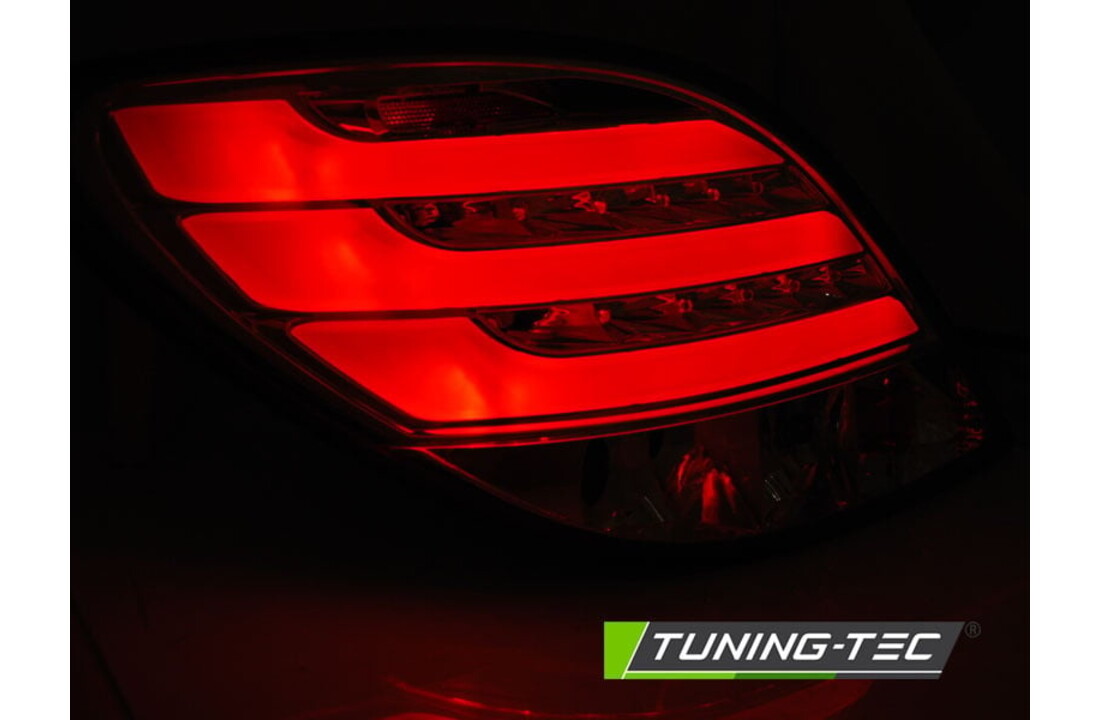 Achterlichten geschikt voor PEUGEOT 207 3D/5D (05/2006-06/2009) – Hatchback LED rood smoke