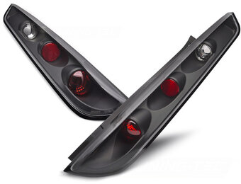 Achterlichten geschikt voor Ford Focus MK2 (2004-2008) hatchback zwart
