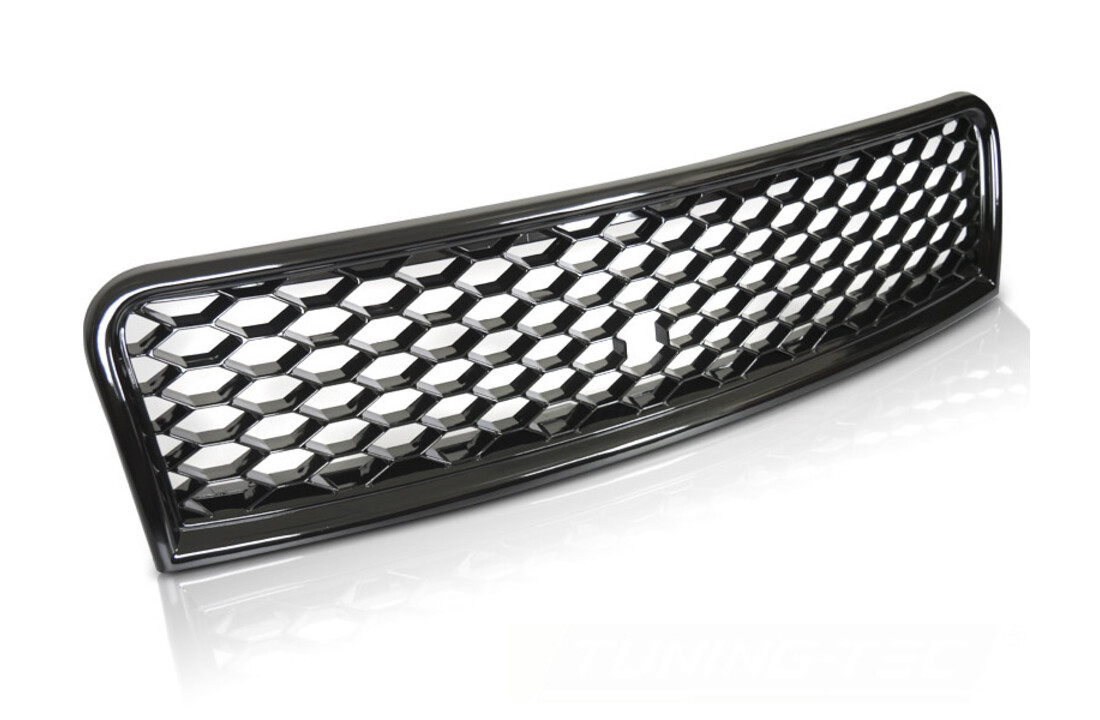 Grille geschikt voor AUDI A4 (B6) SPORT 10/2000-10/2004 - sport stijl - glanzend zwart