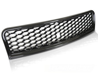 Grille geschikt voor AUDI A4 (B6) SPORT 10/2000-10/2004 - sport stijl - glanzend zwart