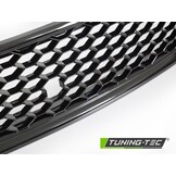 Grille geschikt voor AUDI A4 (B6) SPORT 10/2000-10/2004 - sport stijl - glanzend zwart