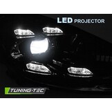 Koplampen LED geschikt voor Porsche Cayenne 2010-2015 - DRL - zwart