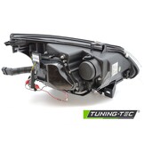 Koplampen Xenon D1S geschikt voor BMW E60/E61 2005-2007 - LED CCFL angel eyes - zwart