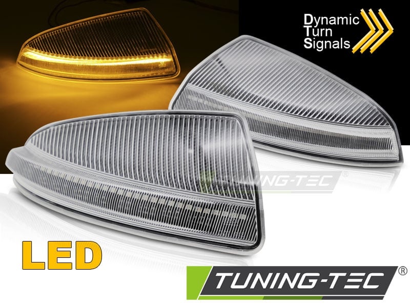 Spiegelknipperlichten geschikt voor MERCEDES VITO W204 W164 - LED wit