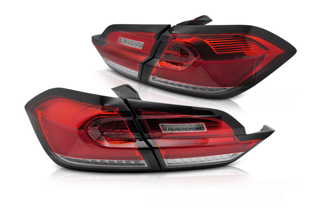 Achterlichten geschikt voor FORD FIESTA MK8 (2017-2021) – Hatchback - LED rood wit