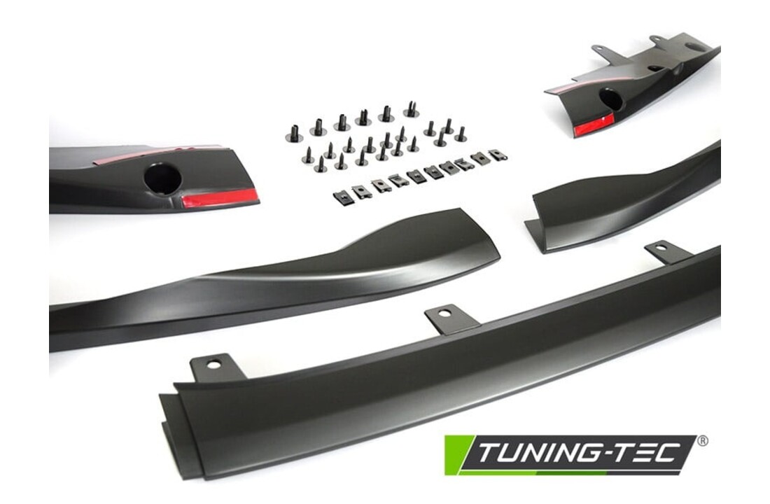 Voorspoiler geschikt voor BMW G22 G23 vanaf 2020 - performance - mat zwart