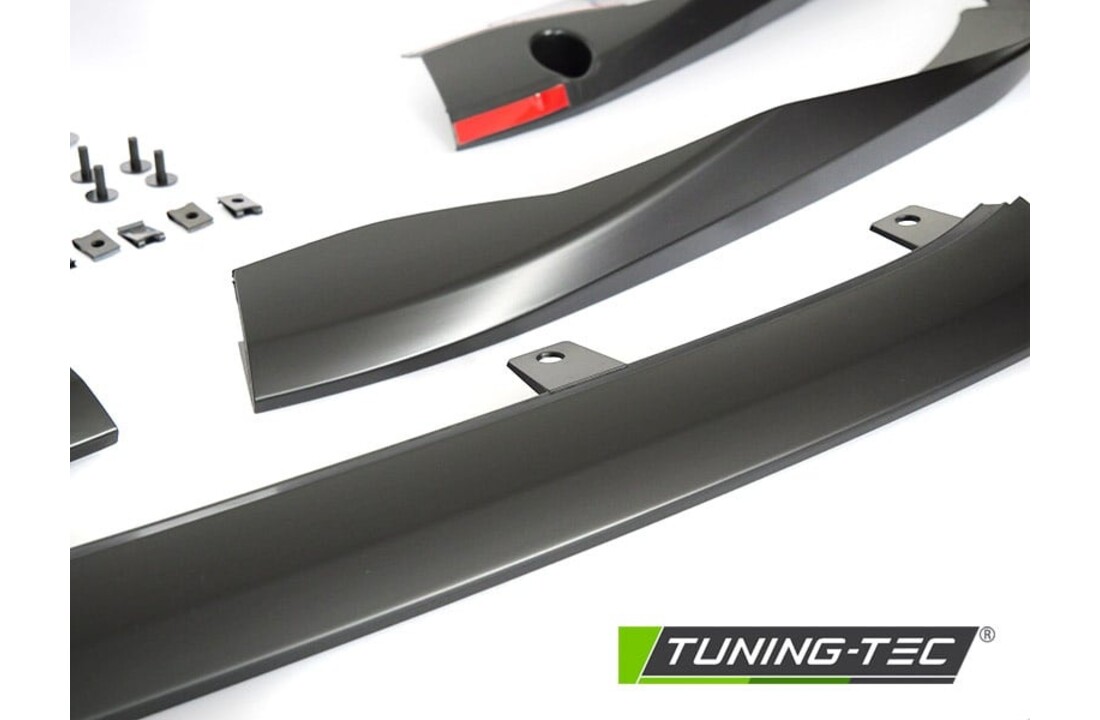 Voorspoiler geschikt voor BMW G22 G23 vanaf 2020 - performance - mat zwart