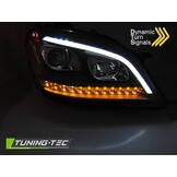 Koplampen geschikt voor MERCEDES W164 ML M-klasse 09-11 - Tube light - zwart