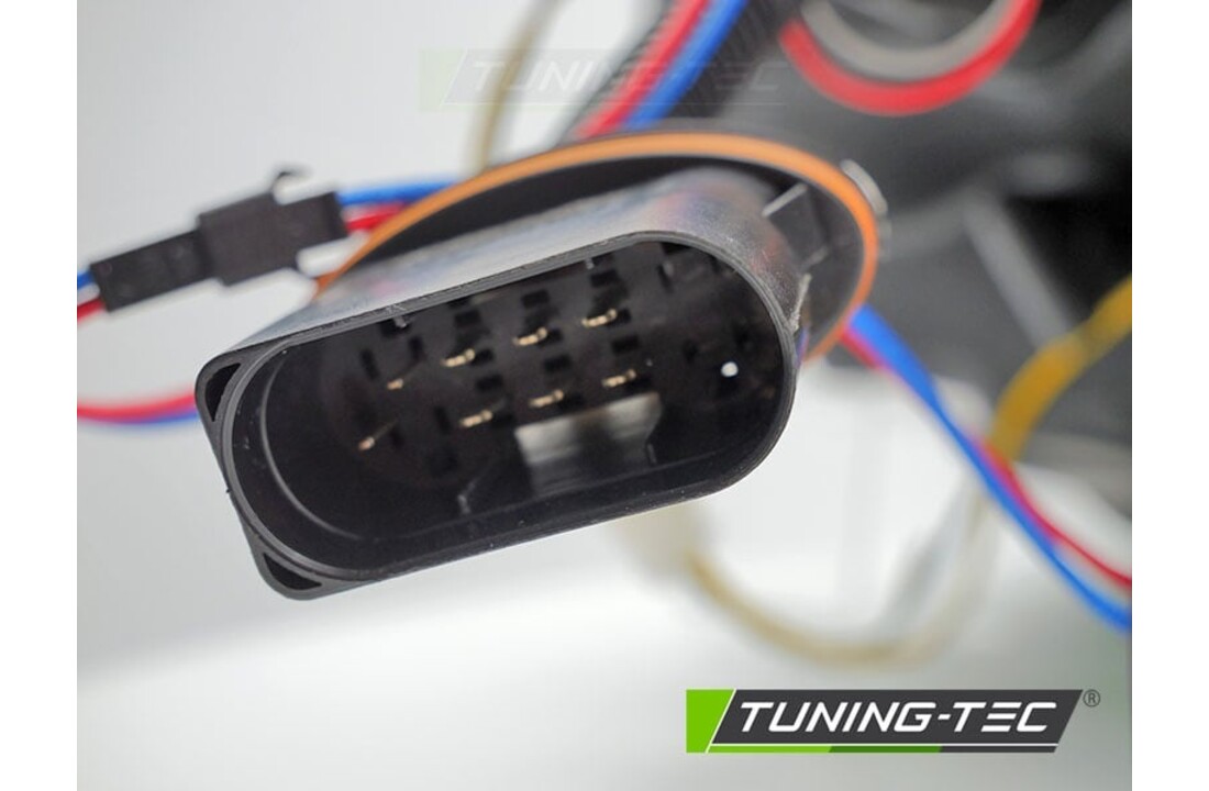 Koplampen geschikt voor Mercedes W205 2014-2018 - TUBE LED - zwart