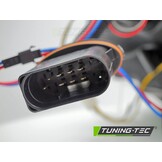 Koplampen geschikt voor Mercedes W205 2014-2018 - TUBE LED - zwart