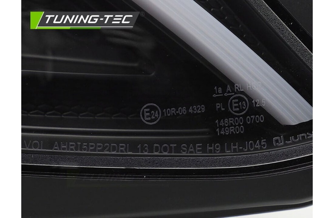 Koplampen geschikt voor Mercedes W205 2014-2018 - TUBE LED - zwart