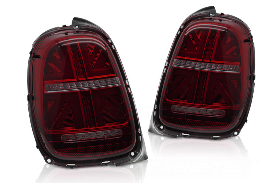 Achterlichten MINI COOPER F55 F56 F57 2014-2017 - 6-polig - LED - rood smoke