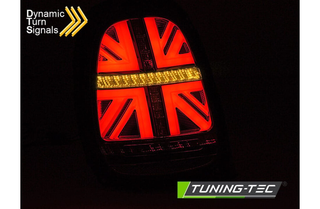 Achterlichten MINI COOPER F55 F56 F57 2014-2017 - 6-polig - LED - rood smoke