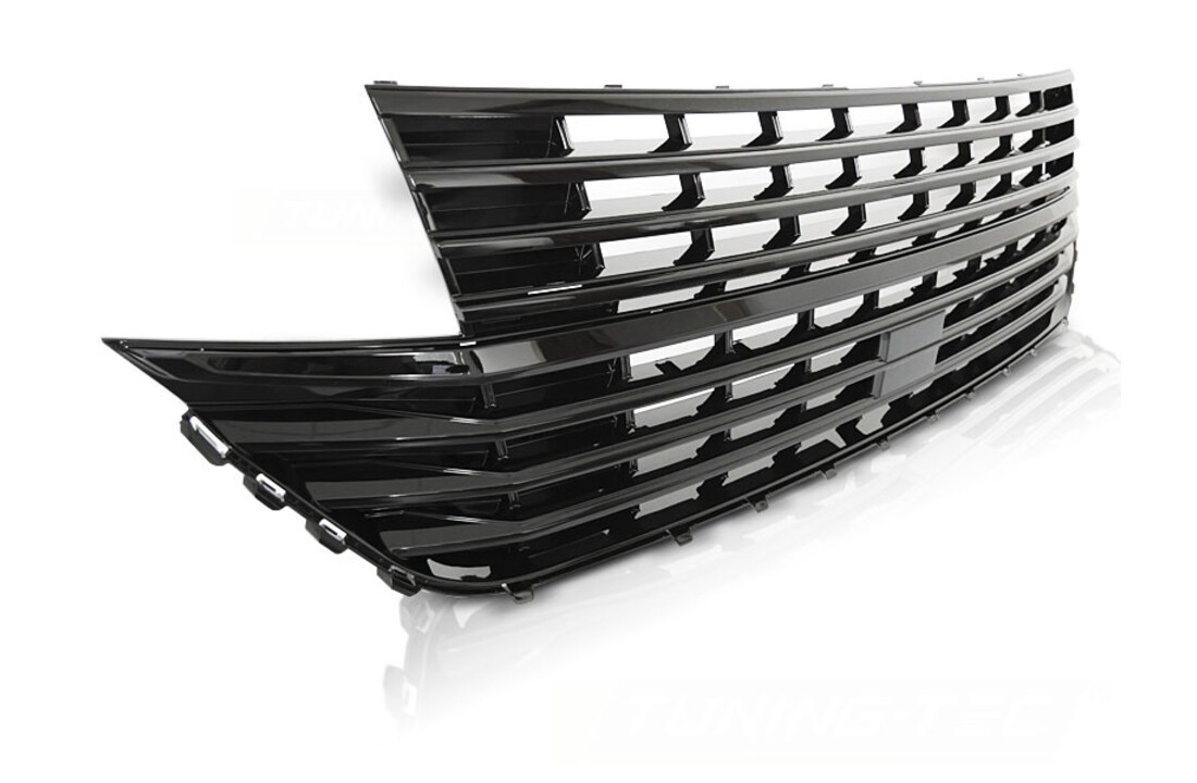 Grille geschikt voor VW T6.1 vanaf 2020 glanzend zwart
