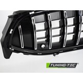 Grille geschikt voor MERCEDES CLA W118 19- sport stijl - chroom zwart