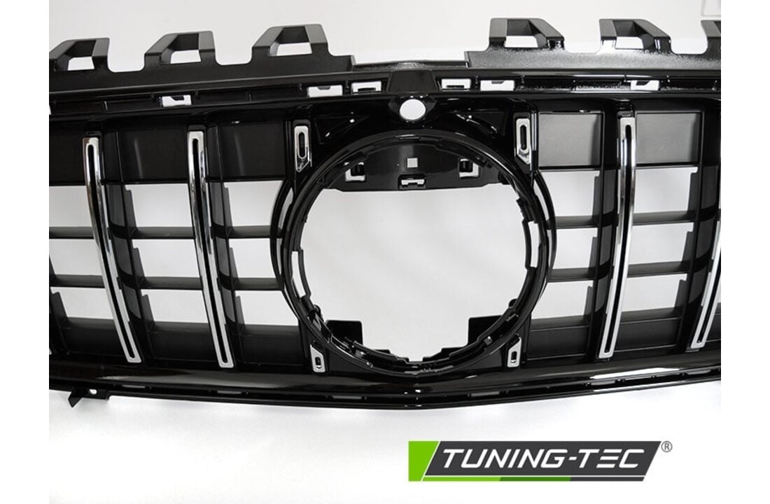 Grille geschikt voor MERCEDES CLA W118 19- sport stijl - chroom zwart