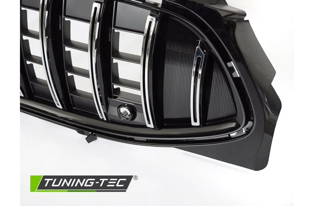 Grille geschikt voor MERCEDES CLA W118 19- sport stijl - chroom zwart